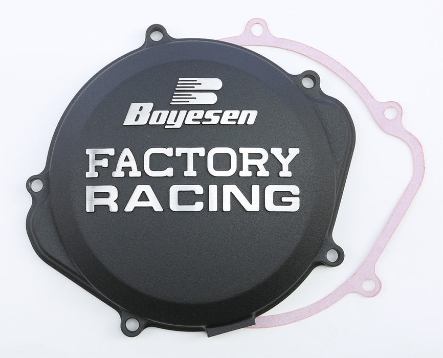 Boyesen Factory Racing Clutch Cover Black CC-07XB