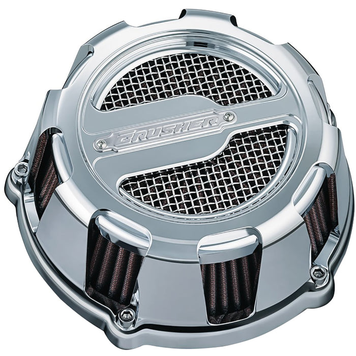 Kuryakyn Crusher Maverick Air Filter Compatible for Harley-Davidson XL 07-18 - Chrome