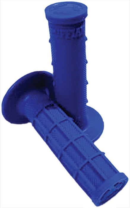 Odi Motocross Single Ply Grips Half Waffle Blue Univ