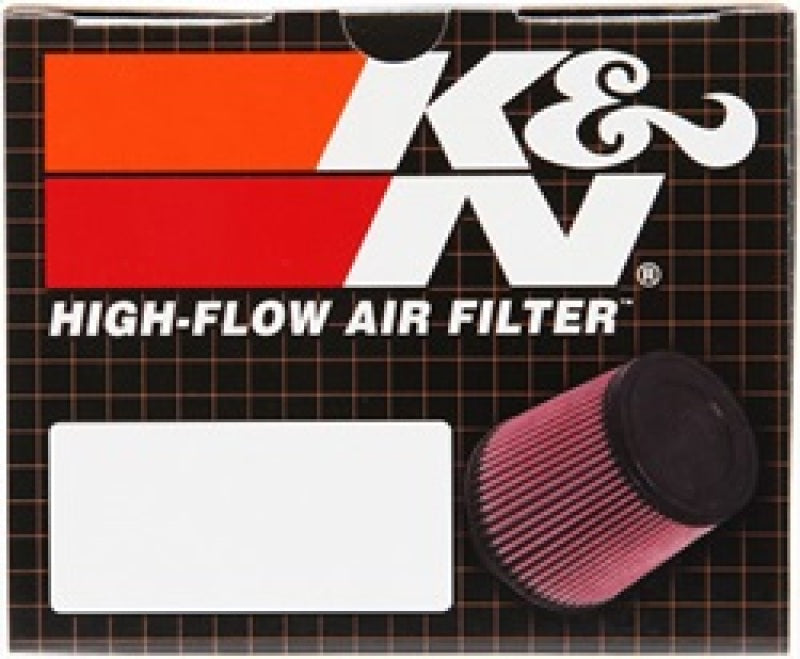 KN Universal Chrome Filter 1.75in Flange ID / 4in Length x 2.875in Width Base / 2.75in Height
