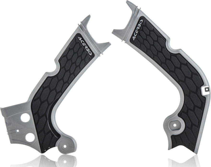 Acerbis 17-19 Honda CRF250R/ CRF250RX/CRF450R/ CRF450RX Frame Guard X Grip Silver/Black 2630711015