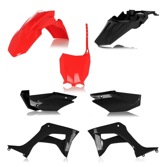 Acerbis Full Plastic Kit (Red/Black) For 19-23 Honda Crf110F 2861931018