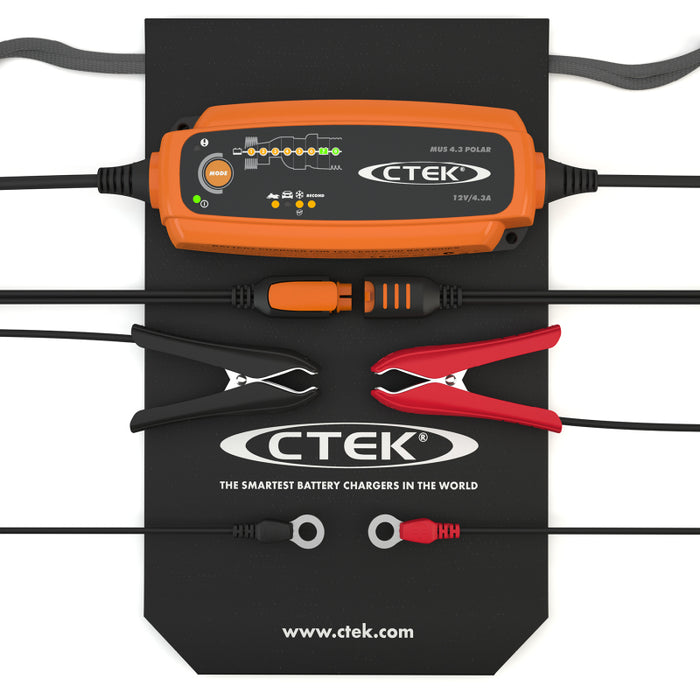 Ctek () Mus 4.3 Polar 12 Volt Fully Automatic Extreme Climate 8 Step Battery Charger 56-958