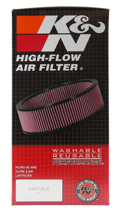 K&N E-3640 Round Air Filter for 9"OD, 7-1/2"ID, 4"H