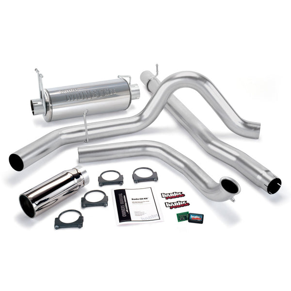 Banks Power 00-03 Ford 7.3L / Excursion Git-Kit SS Single Exhaust w/ Chrome Tip 47514