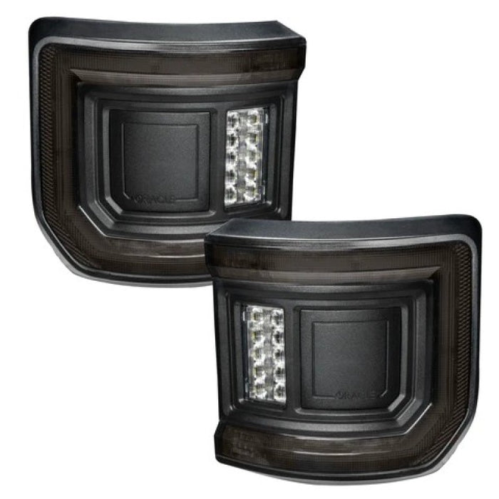 Oracle Lighting "Black Series" Flush Mount Led Tail Lights For Jeep Gladiator Jt 5882-504-T