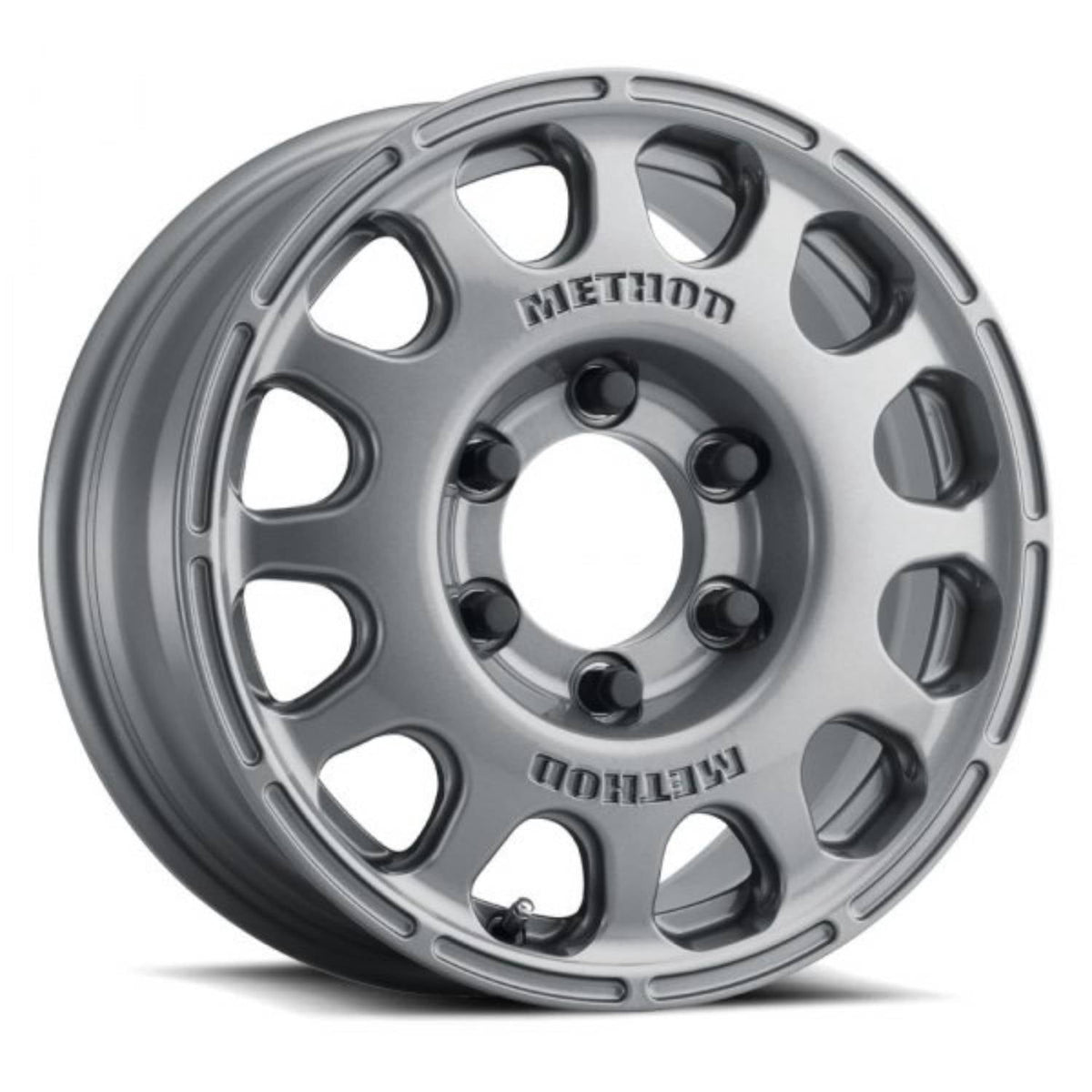 Method MR107 16x7 +45mm Offset 5x120 72.6mm CB Gloss Titanium Wheel MR10767052845