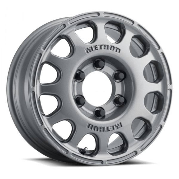 Method MR107 16x7 +45mm Offset 5x120 72.6mm CB Gloss Titanium Wheel MR10767052845
