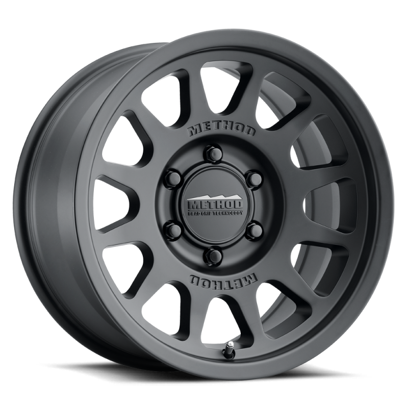 Method MR703 17x8.5 +25mm Offset 6x135 87mm CB Matte Black Wheel MR70378516525