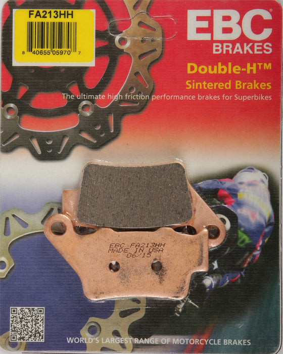 EBC Brakes FA 213HH Sintered Copper Alloy Disc Brake Pad,black