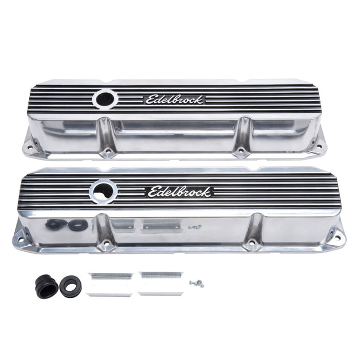 Edelbrock Valve Cover Elite II Chrysler 383-440 Big Block V8 Polished 4276