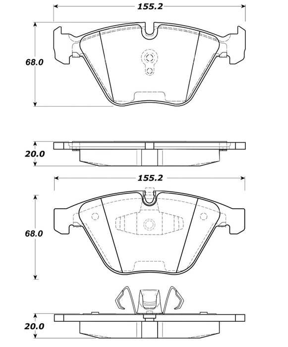 StopTech Street Touring Brake Pads 308.126