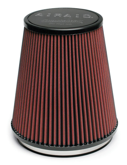 Airaid Universal Clamp-On Air Filter: Round Tapered; 6 Inch (152 Mm) Flange Id; 7 Inch (178 Mm) Height; 7.25 Inch (184 Mm) Base; 5 Inch (127 Mm) Top 701-462