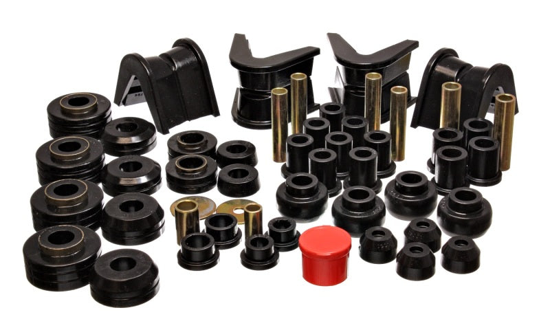 Energy Suspension 73-79 Ford F-150 Pickup 4WD Black Hyper-flex Master Bushing Set 4.18107G