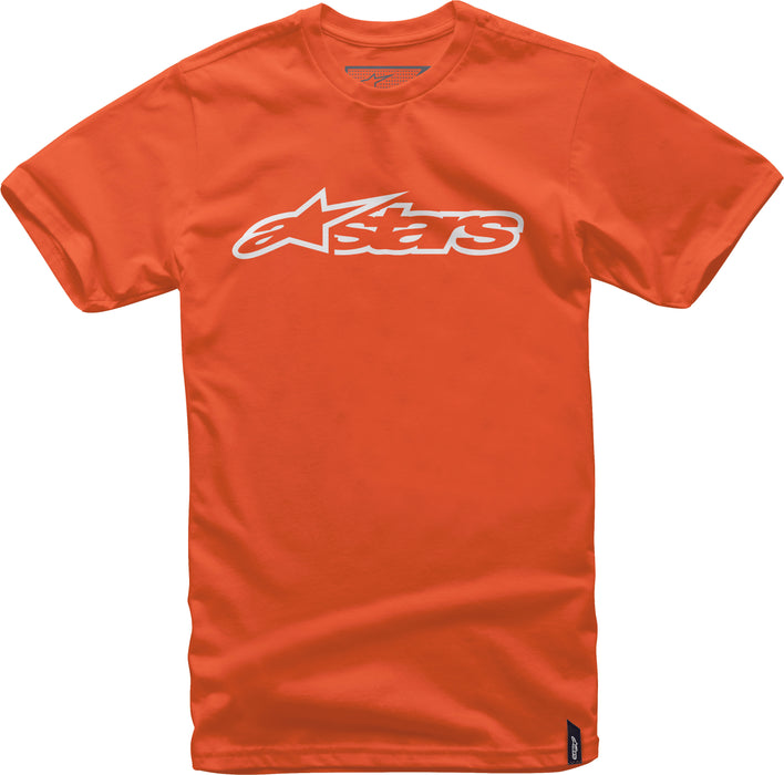 Alpinestars Blaze Tee Orange/White Md 1032-72032-4020-MD