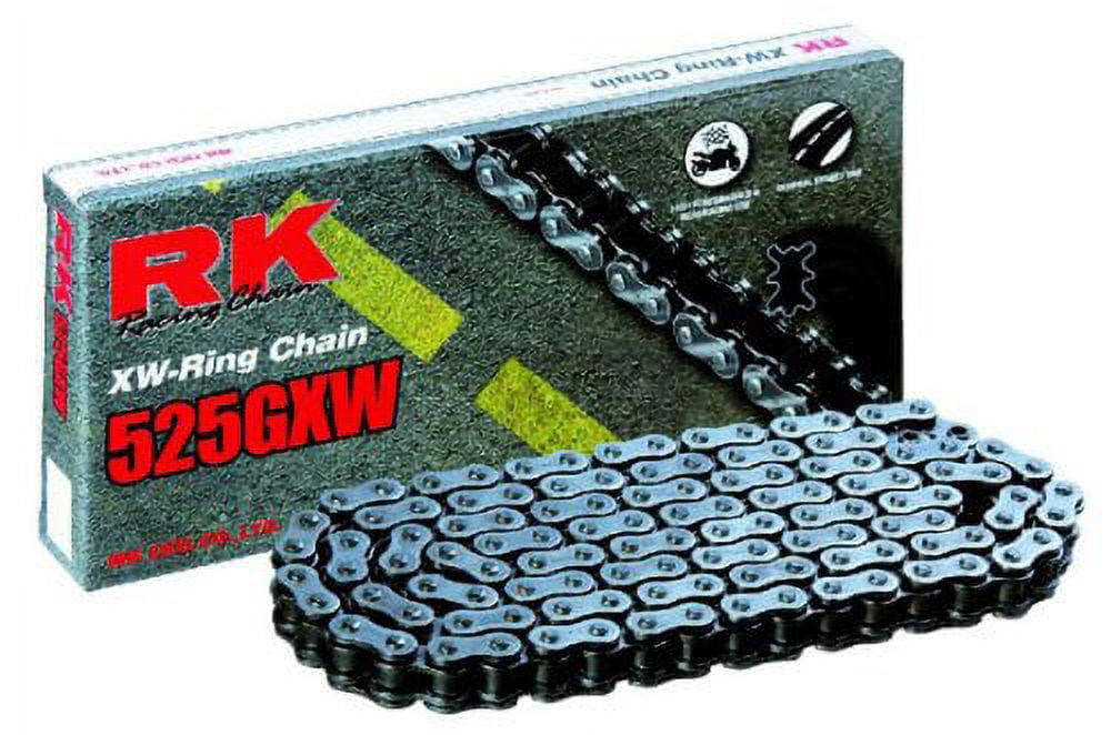 RK Racing Chain 525GXW-120 120-Links XW-Ring Chain with Connecting Link