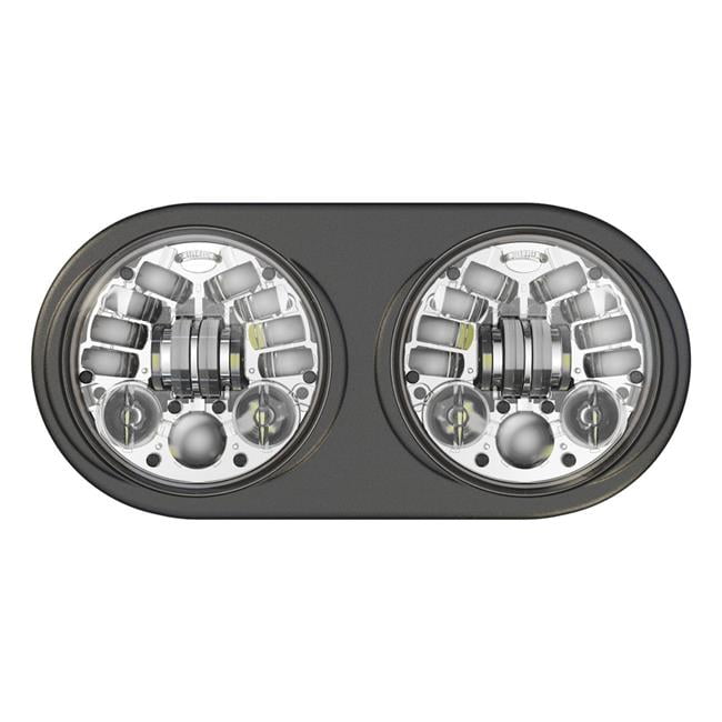 JW Speaker Road Glide 5.75" Dual Adaptive 2 LED Black Headlights (0555131)