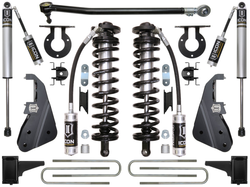 Icon 2017-Up Ford F-250/F-350 4-5.5" Lift Stage 1 Coilover Conversion System K63151