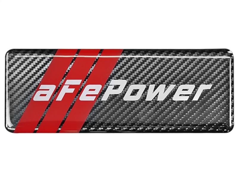 aFe POWER Motorsports Logo Urocal Carbon Fiber 1.86in x 5.12in 40-10207