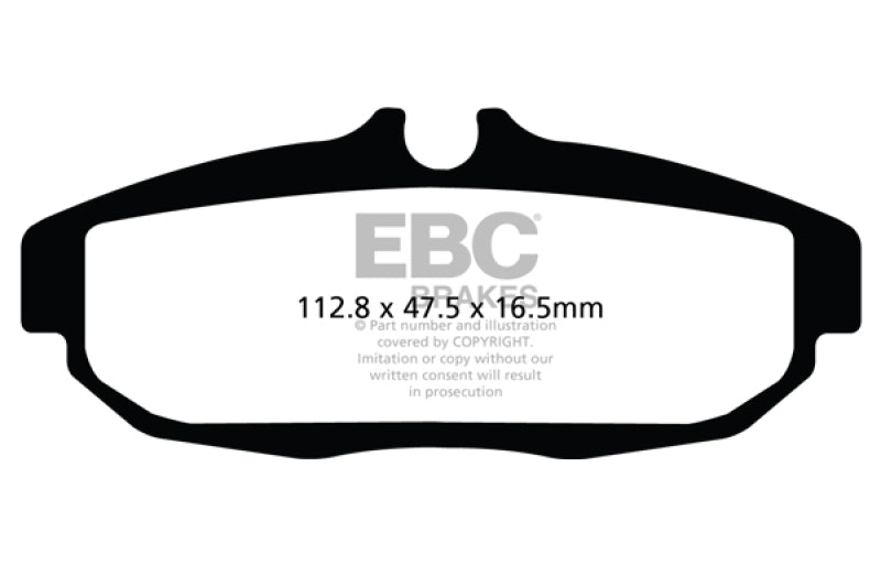 EBC 12 Ford Mustang 5.8 Supercharged (GT500) Shelby Ultimax2 Rear Brake Pads UD1562