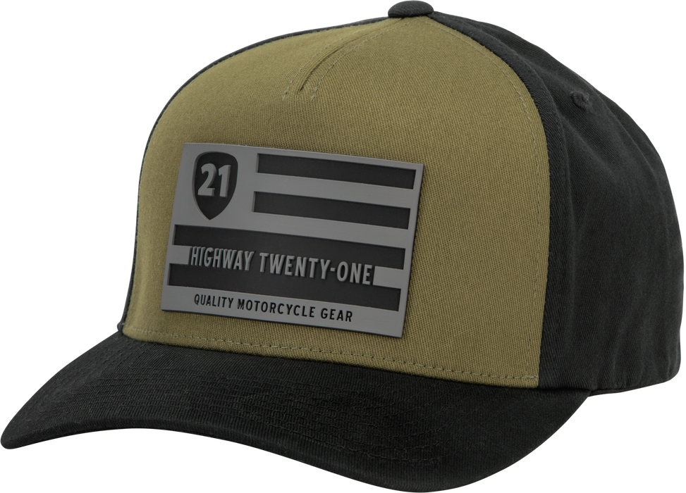 Highway 21 Patriot Hat (Green/Black, Large/X-Large)