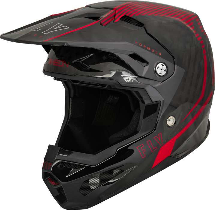 Fly Racing 2023 Adult Formula Carbon Tracer Helmet (Red/Black, X-Small)