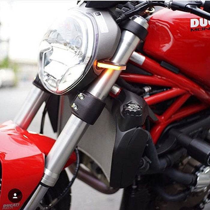 New Rage Cycles 10-14 Ducati Monster 796 Front Turn Signals 796-FS