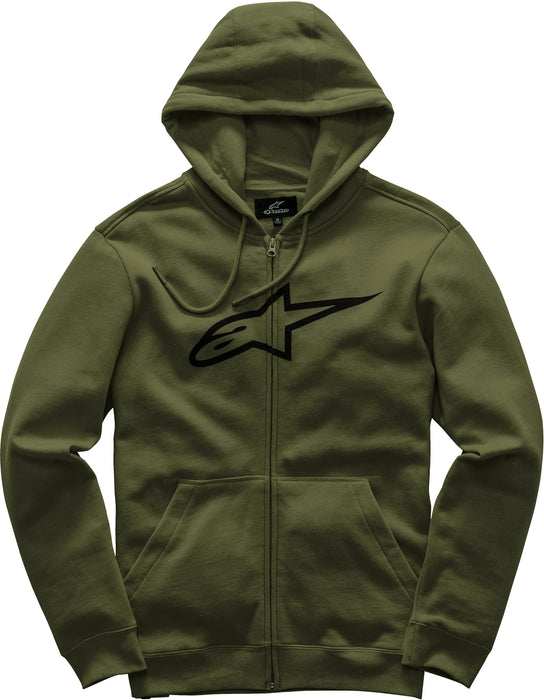 Alpinestars Ageless Fleece Hoodie Military Lg 1017-53007-690-L