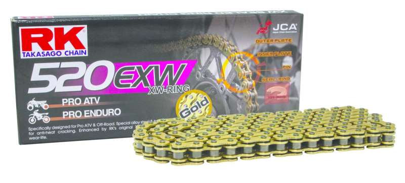 RK 520EXW Gold XW-RING Chain 520x120