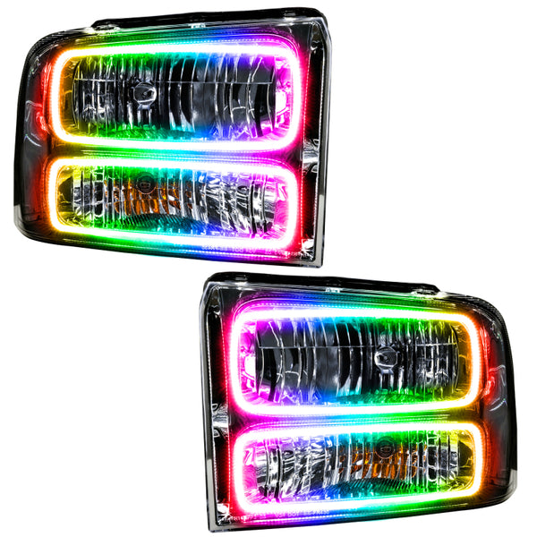 Oracle 05 Ford Excursion SMD HL Chrome ColorSHIFT w/ 2.0 Controller SEE WARRANTY 7146-333
