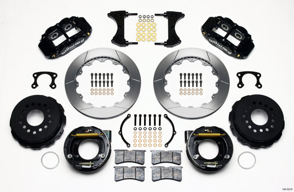 Wilwood Narrow Superlite 4R Rear P-Brk Kit 12.88in Big Ford New Style 2.36in Offset 140-9218