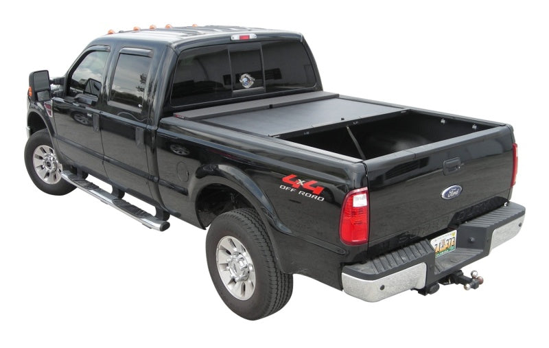 Roll-N-Lock Lg119M Locking Retractable M-Series Truck Bed Tonneau Cover For 2008-2016 Ford F-250/F-350 Fits 8' Bed , Black LG119M