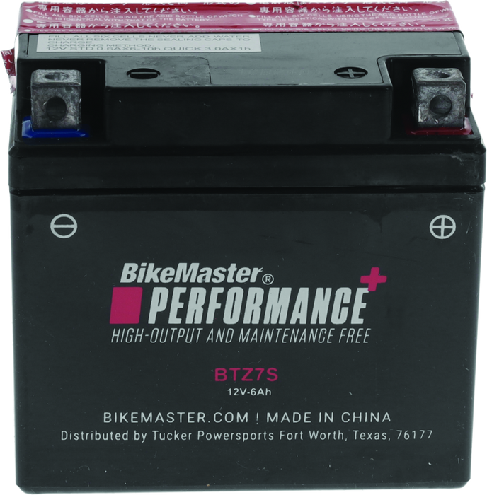 BikeMaster Performance+ Maintenance-Free Batteries BTZ7S