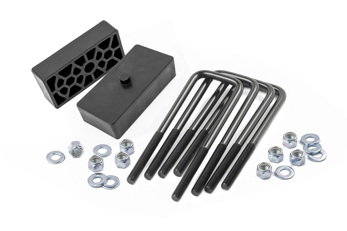 Rough Country 1.5 Inch Block & U-Bolt Kit Fits Chevy/GMC 2500HD (01-10) 6573