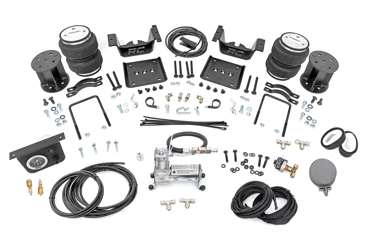 Rough Country Air Spring Kit W/Compressor 5 Inch Lift Kit Fits Chevy/GMC 1500 (07-18) 100054C