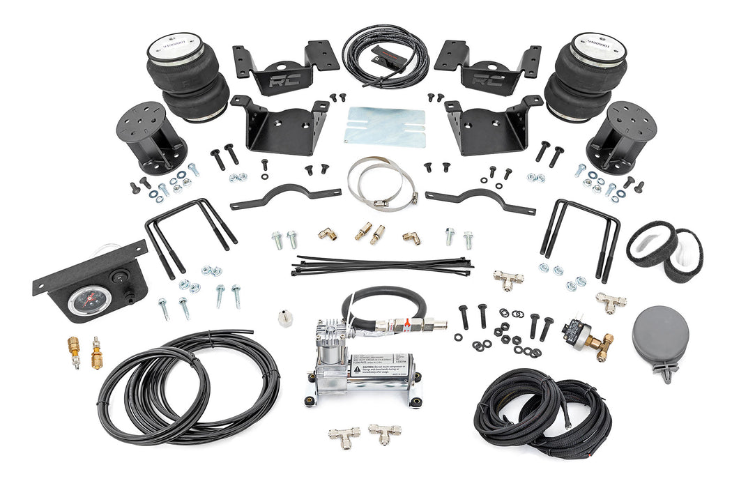 Rough Country Air Spring Kit W/Compressor 7.5 Inch Lift Kit Chevy/Gmc 2500Hd/3500Hd (11-19) 100074C