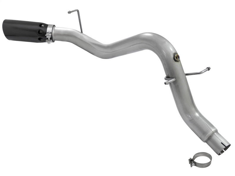 aFe LARGE BORE HD 3.5in DPF-Back Alum Exhaust w/Black Tip 2016 GM Colorado/Canyon 2.8L (td) 49-04064-B