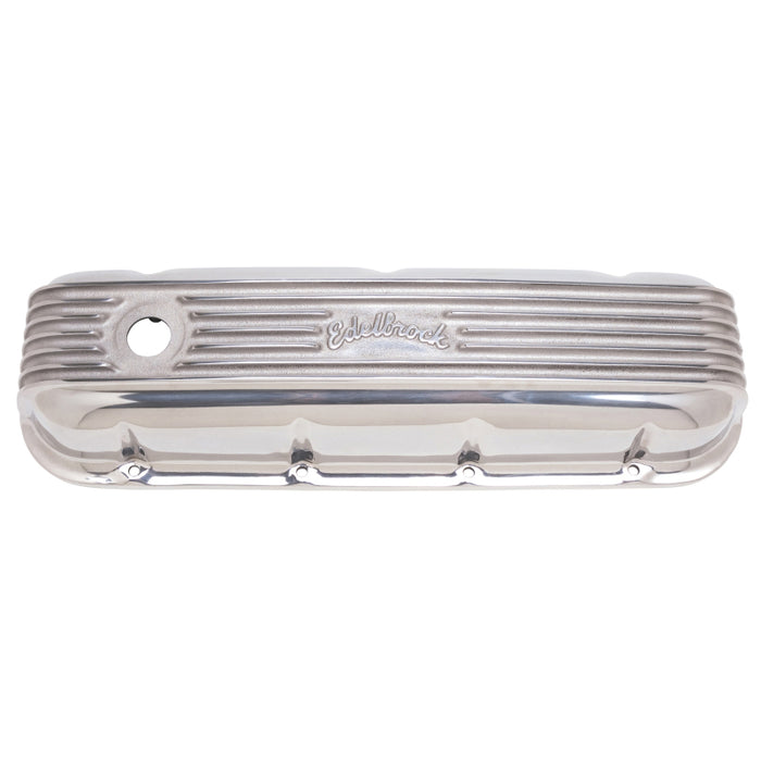 Edelbrock Valve Cover Classic Series Chevrolet 1965 and Later 396-502 V8 Polshed 4185