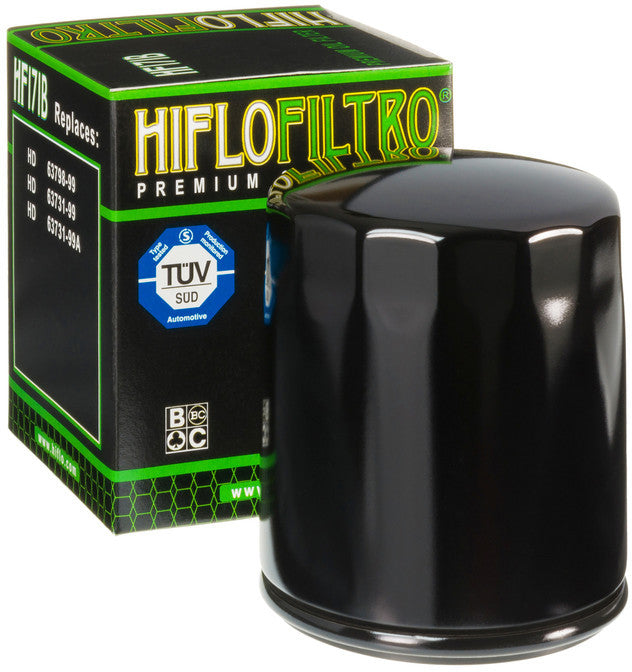 HiFloFiltro HF171B Black Standard Premium Oil Filter, Single