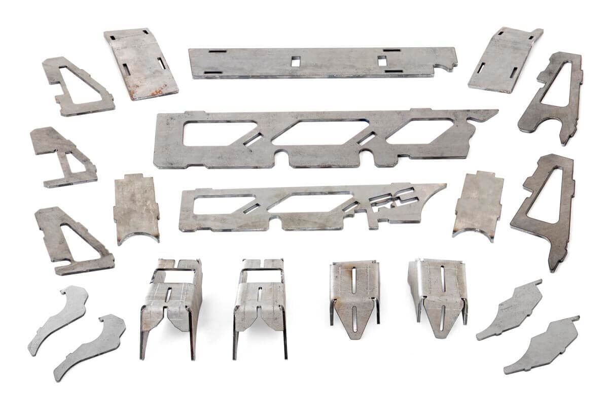Rough Country Axle Truss And C-Gusset Combo Dana 30 Fits Jeep Wrangler Jk (07-18) 10565