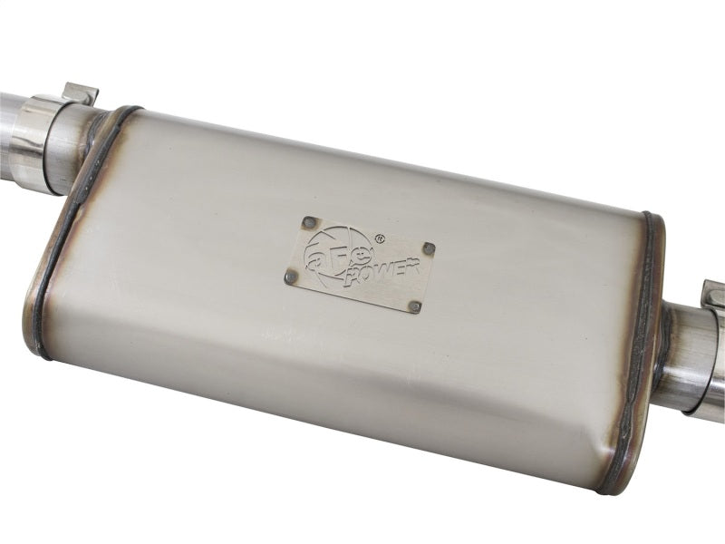 aFe Mach Force-XP Exhaust 3in CB SS 15-17 GM Colorado/Canyon 2.5L/3.6L Side Exit w/ Polished Tip 49-44058-P