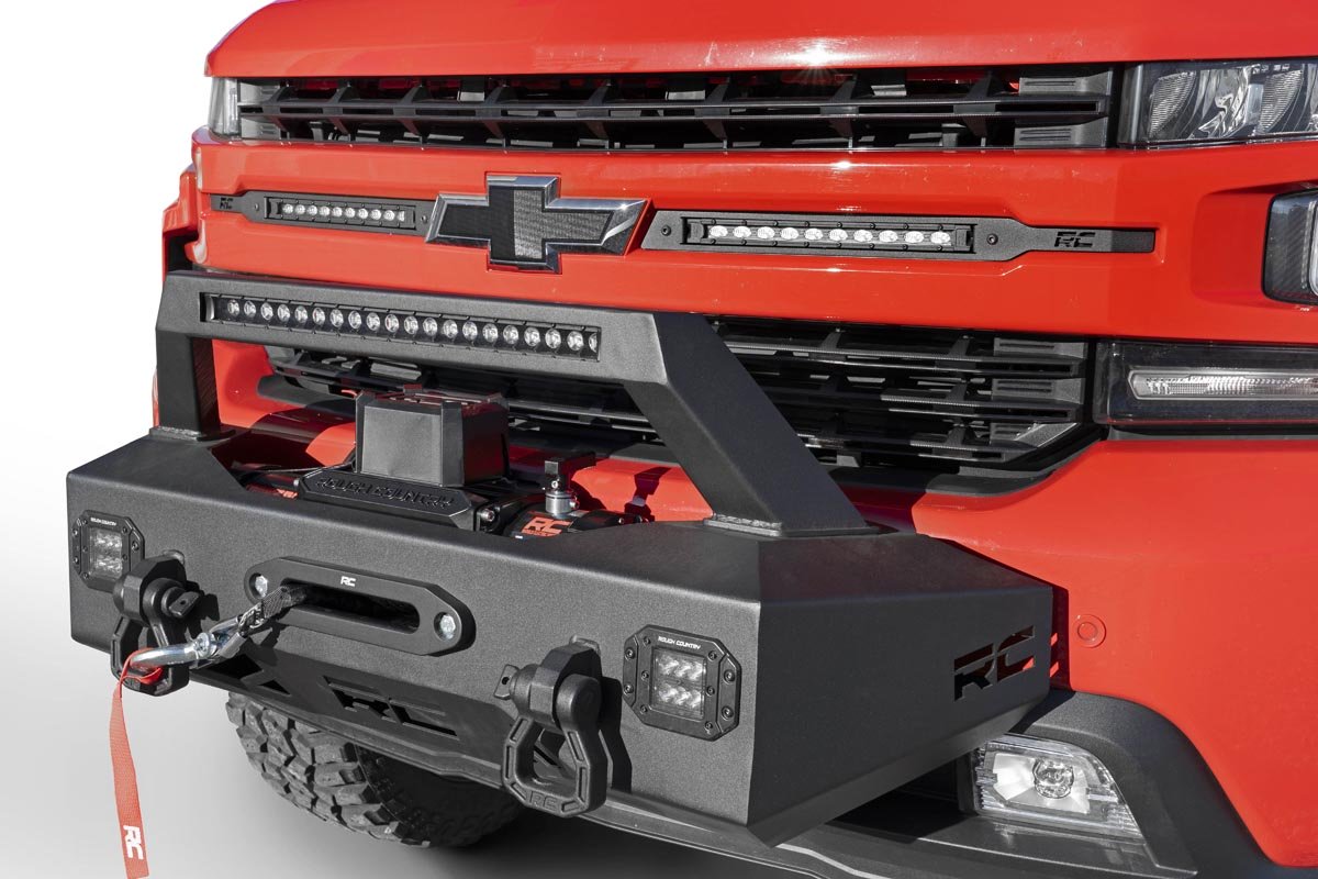 Rough Country Exo Winch Mount Kit Fits Chevy Silverado 1500 2WD/4WD (2019-2022) 10765