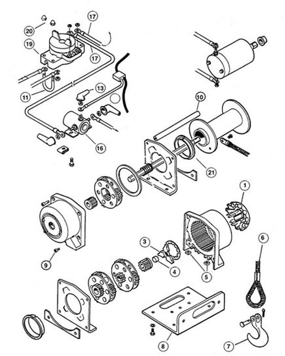 WARN 69338 Tie Rod for DC350 Hoist and A2000, A2500 and 2.5ci ATV Winches, 3.5" Length, 1 Pair