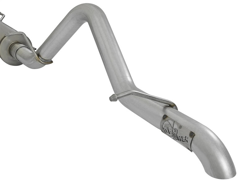 aFe Scorpion 2-1/2in Aluminized Steel Cat-Back Exhaust 07-18 compatible with Jeep Wrangler (JK) V6 3.6L/3.8L (2/4dr) 49-08055