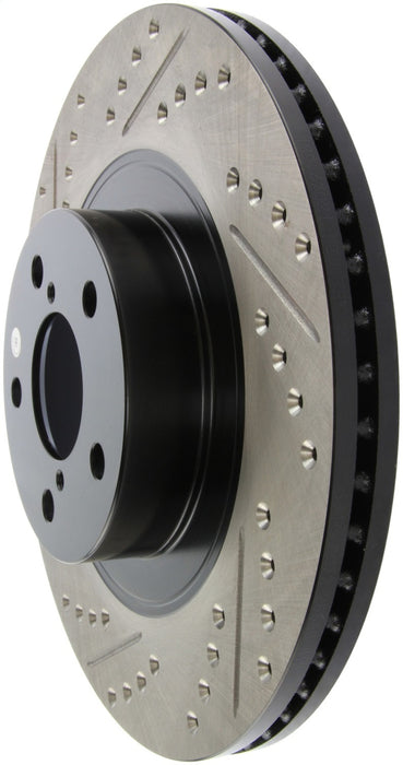 Stoptech Sport Drilled & Slotted Brake Rotor; Front Right 127.47021R