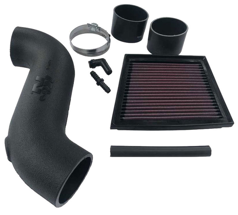 K&N Cold Air Intake Kit: Increase Acceleration & Engine Growl, Guaranteed To Increase Horsepower: Compatible With 1.6L, L4, 2013-2017 Ford Fiesta St, 57-0690