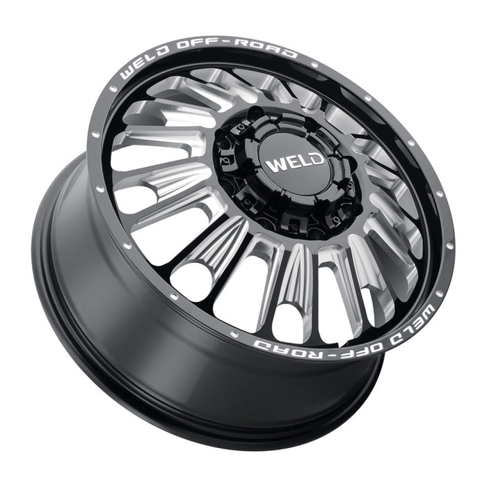 Weld Off-Road W121 20X8.25 Scorch Front 8X210 ET108 BS8.90 Gloss Black MIL 154.3 W12108293890