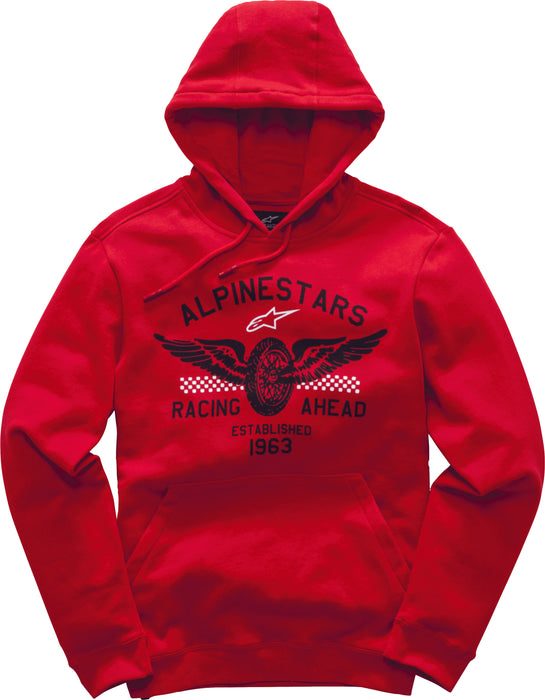 Alpinestars Wings Fleece Hoodie Red L 1017-52012-30-LG