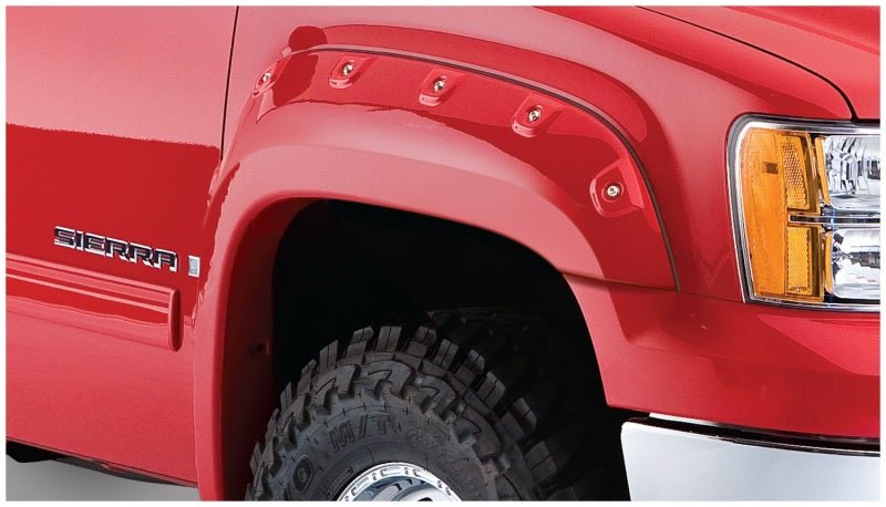 Bushwacker Black Cutout Style Fender Flares 2007-2013 Fits Gmc Sierra 1500 Fits 69.3" 40951-02