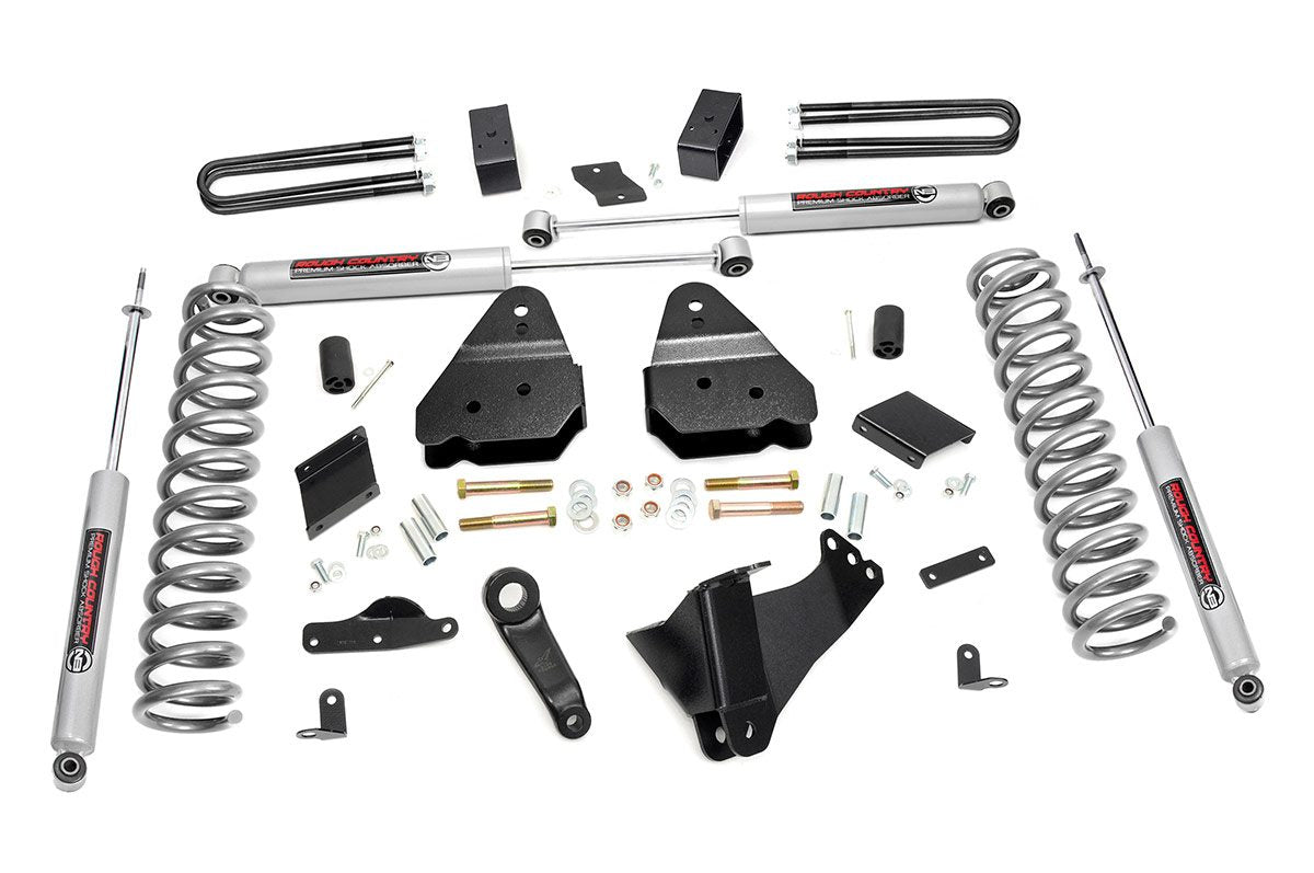 Rough Country 4.5 Inch Lift Kit No Ovld Fits Ford F-250 Super Duty 4WD (2011-2014) 530.20